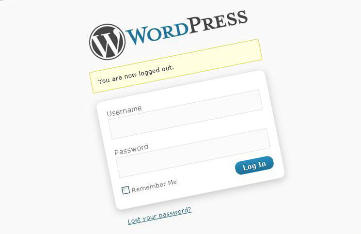 admin wordpress